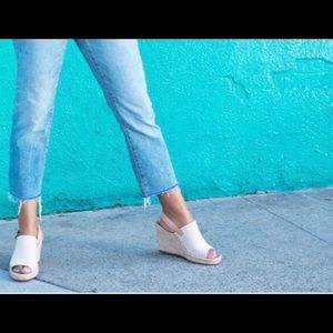 Natural Oxford Women's Monica Wedges